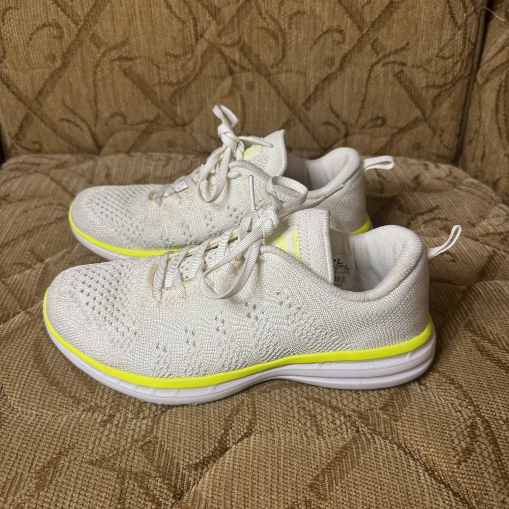 APL Athletic Propulsion Labs Techloom Pro White Yellow Shoes‎ Womens 8